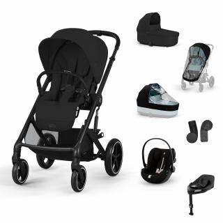 Cybex Kombinovaný kočíky Balios S Lux Set XL Varianta: Moon Black