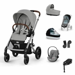 Cybex Kombinovaný kočíky Balios S Lux Set XL Varianta: stone grey