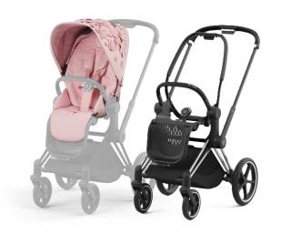 Cybex Priam Športový kočík Simply Flowers Light Pink Varianta: s podvozokom CHROME BLACK