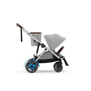 Cybex Športový kočík e-Gazelle S + Fusak Snogga ZDARMA Varianta: Stone Grey / Silver Frame