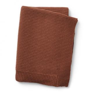 Elodie Details vlnená deka Wool Knitted Blanket Varianta: Burned Clay