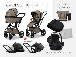 MOON Kombi set PIÚ 2025 Varianta: Black matt / Mud