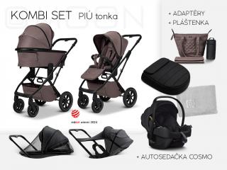 MOON Kombi set PIÚ 2025 Varianta: Black matt / Tonka
