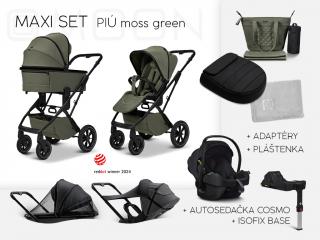 MOON Maxi set PIÚ 2025 Varianta: Black chrome / Moss green