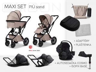 MOON Maxi set PIÚ 2025 Varianta: Black chrome / Sand