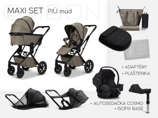 MOON Maxi set PIÚ 2025 Varianta: Black matt / Mud