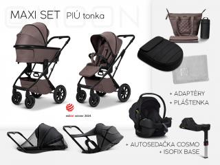 MOON Maxi set PIÚ 2025 Varianta: Black matt / Tonka