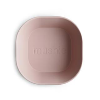 Mushie hranatá miska 2 ks Varianta: Blush