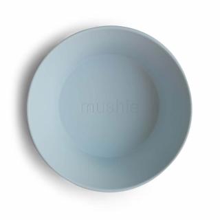 Mushie okrúhla miska 2 ks Varianta: Powder Blue