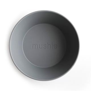 Mushie okrúhla miska 2 ks Varianta: Smoke