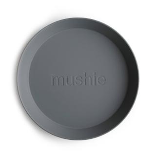 Mushie okrúhly tanier 2 ks Varianta: Smoke
