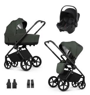 Venicci Kombinovaný kočík 2v1 CLARO + Autosedačka Britax Baby-Safe Core + Adaptéry Varianta: Forest