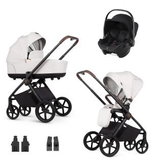 Venicci Kombinovaný kočík 2v1 CLARO + Autosedačka Britax Baby-Safe Core + Adaptéry Varianta: Vanilla