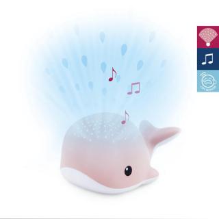Zazu Veľryba WALLY nočný projektor s melódiami Varianta: Rúžový