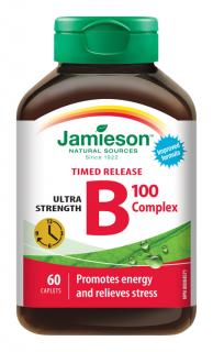 B-komplex 100 mg s postupným uvoľňovaním 60 tbl.