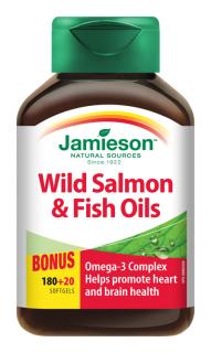 Salmon Omega-3 komplex z lososa a rybích olejov 200 kapsúl