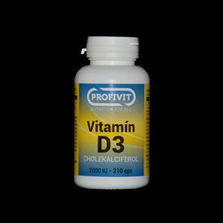 Vitamín D3 -210cps.
