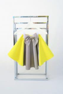 Točivá pískacia sukňa žltá Veľkosť: 1-2 roky