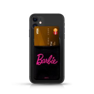 Barbie Pocket Sticker nalepovací držiak na kartu - čierny