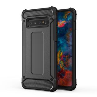 Plastový kryt (obal) Armor Carbon pre Samsung Galaxy A41 - čierny