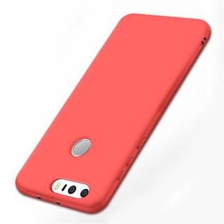 Silikónový kryt (obal) pre Huawei Y7 (2018) - red (červený)