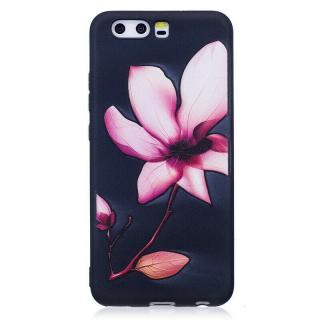 Silikónový kryt (obal) pre iPhone X/XS - lotosový kvet