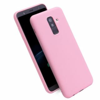 Silikónový kryt (obal) pre Samsung Galaxy A8+ (Plus) 2018 - pink (ružový)