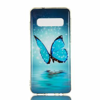 Silikónový kryt (obal) pre Samsung Galaxy A9 (2018) - Luminous Butterfly