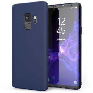 Silikónový kryt (obal) pre Samsung Galaxy J4 - dark blue (tm. modrý)