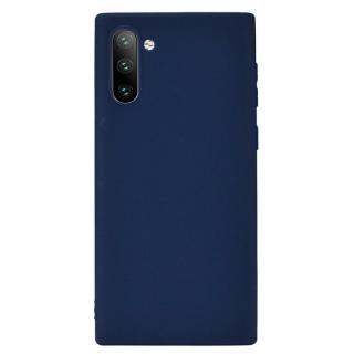 Silikónový kryt (obal) pre Samsung Galaxy Note 10 - dark blue (tm. modrý)