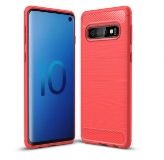 Silikónový kryt (obal) pre Samsung Galaxy S10 - červený