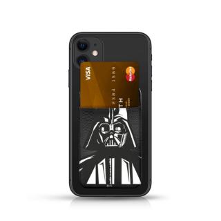 Star Wars Darth Vader Pocket Sticker nalepovací držiak na kartu - čierny