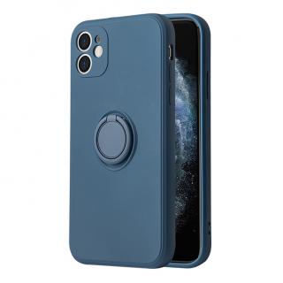 Vennus Silicone Ring kryt (obal) pre iPhone 13 - modrý