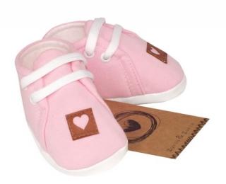 Z&amp;Z Jarné dojčenske topánočky, capáčky - svetle růžové Velikost koj. oblečení: 56-62 (0-3m)
