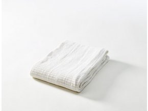 Baby Dan deka háčkovaná bavlnená  75x100cm varianta: White