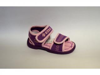 Detské sandále LICO 641024 lila/rosa 25