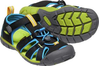 Sandále KEEN Seacamp black/blue 29