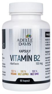 Adelle Davis - Vitamín B2 100 mg, 60 kapsúl