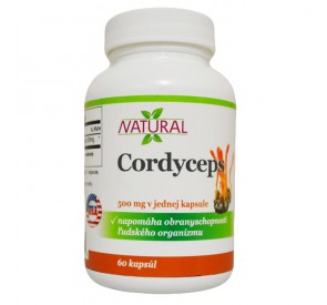Cordyceps 500 mg, 60 kapsúl