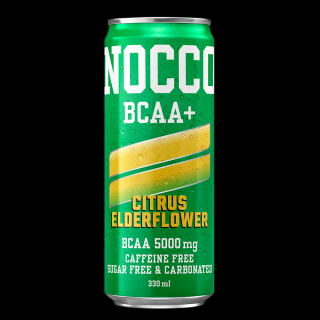 NOCCO BCAA+ Citrus/Baza Citrón a bazový kvet - 330 ml