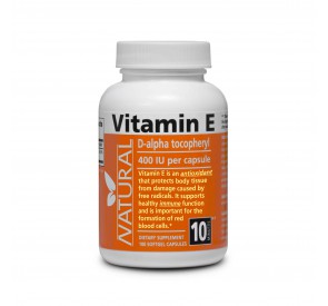 Vitamín E 400 IU prírodný, 100 kapsúl