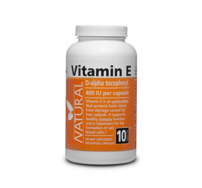 Vitamín E 400 IU prírodný, 400 kapsúl