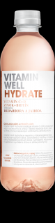 Vitamin Well Hydrate Rebarbora a jahoda - 500 ml