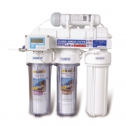Demineralizátor vody Aqualab s UV lampou a prietokovým meračom vodivosti