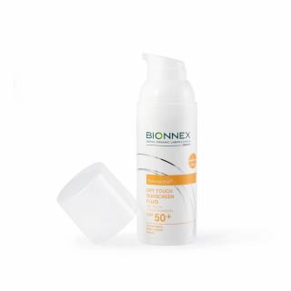 Ochranný krém na opaľovanie  Suchý dotyk  SPF 50+, 50 ml - Bionnex