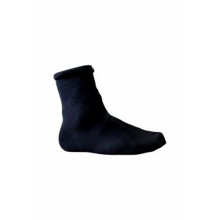 Ponožky pre osoby s objemnými nohami - bez lemu - čierne - Ovecha Veľkosť: XXL (43-48)