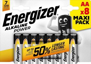 Energizer Alkaline Power AA 8ks 7638900410686