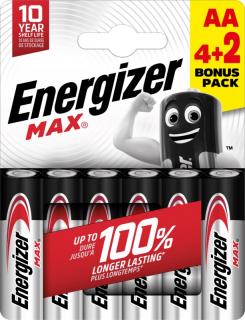 Energizer Max AA 6ks E303328500