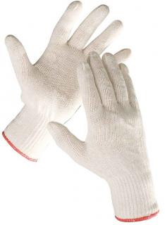 AUKLET rukavice bavlnený úplet, predĺžená manžeta