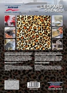 Airbrush šablóna- leopard